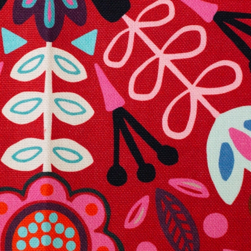 Preview: Canvas Swafing -  Pillow Party 2023 - Bunt/Schwarz - by Jolijou - Panel